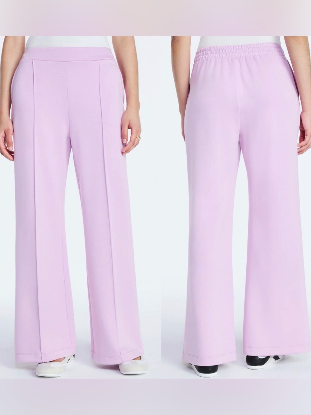 Scoop Lavender Wide-Leg Pull-On Pants
